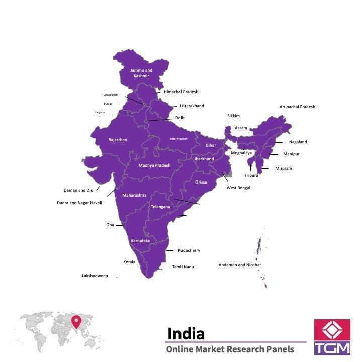 Panel online in India | Ricerche di mercato in India