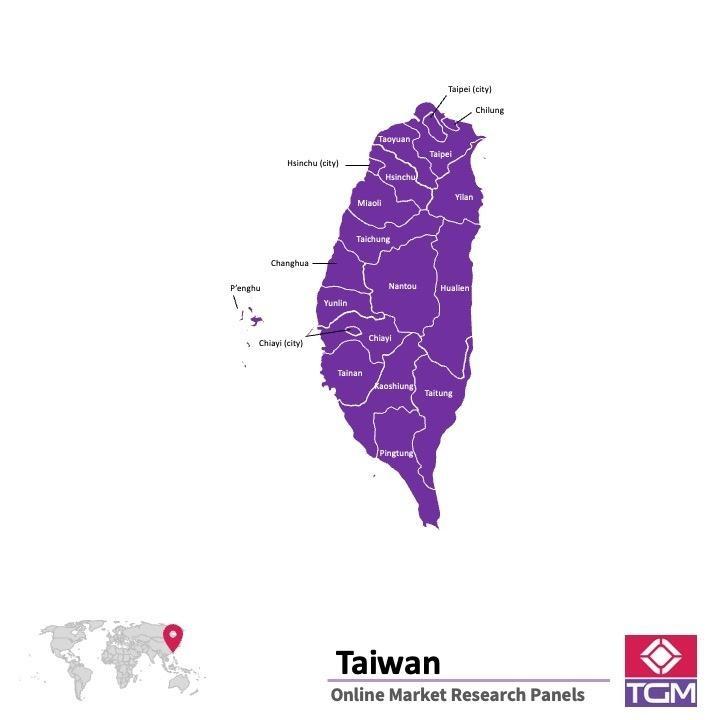Panel online in Taiwan | Ricerche di mercato in Taiwan