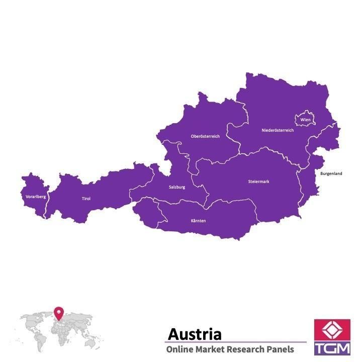 Panel online in Austria |  Ricerche di mercato in Austria