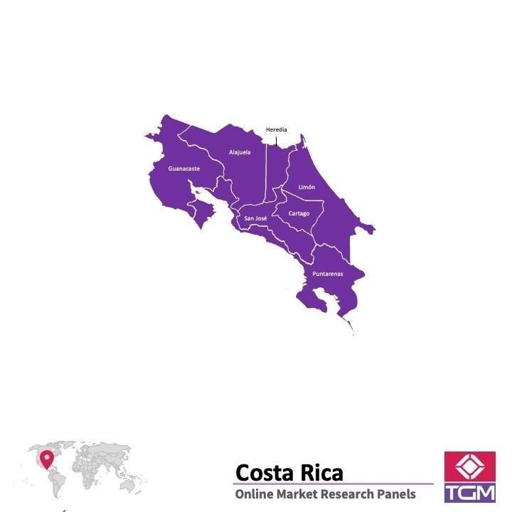 Panel online in Costa Rica |  Ricerche di mercato in Costa Rica