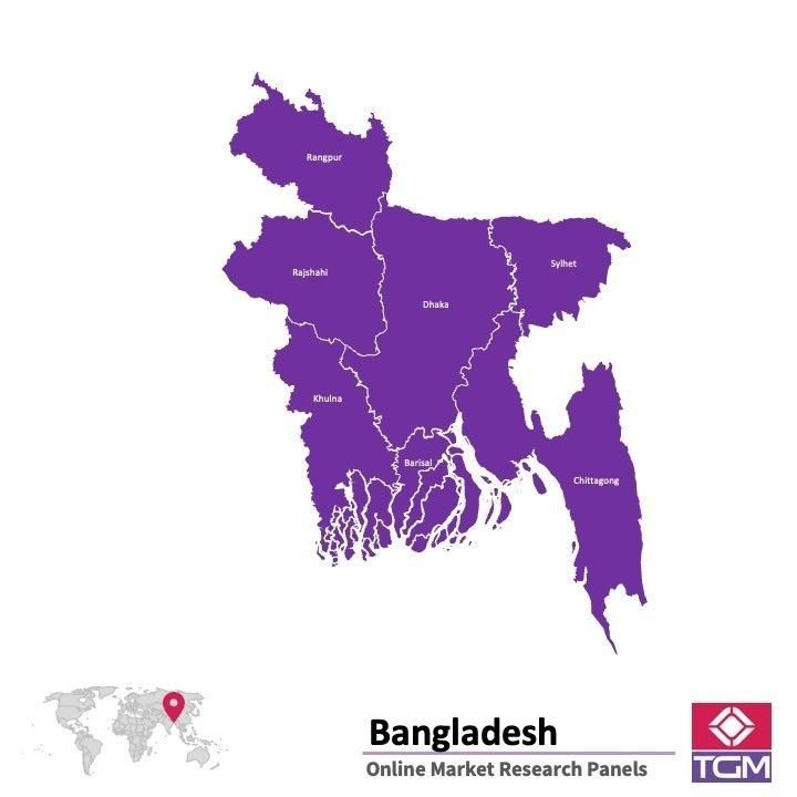 Panel online in Bangladesh |  Ricerche di mercato in Bangladesh