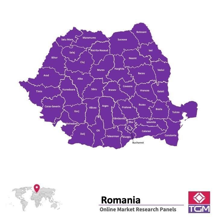 Panel online in Romania |  Ricerche di mercato in Romania