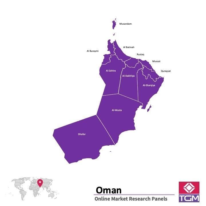 Panel online in Oman |  Ricerche di mercato in Oman