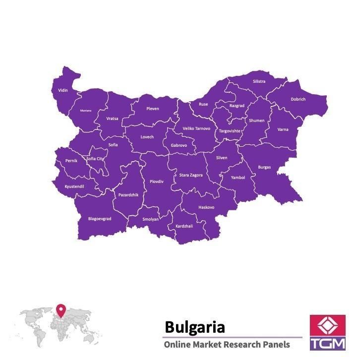 Panel online in Bulgaria |  Ricerche di mercato in Bulgaria