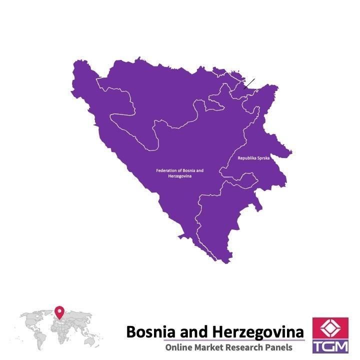 Panel online in Bosnia Erzegovina |  Ricerche di mercato in Bosnia Erzegovina